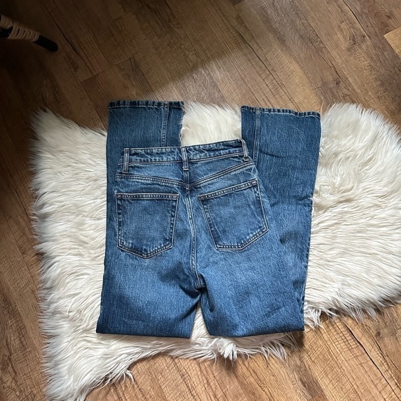 REFORMATION Peyton High Rise Bootcut Cropped Jeans - Picture 9 of 9